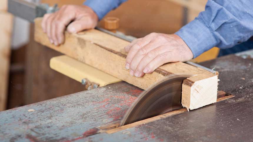 cutting with table saw under 300