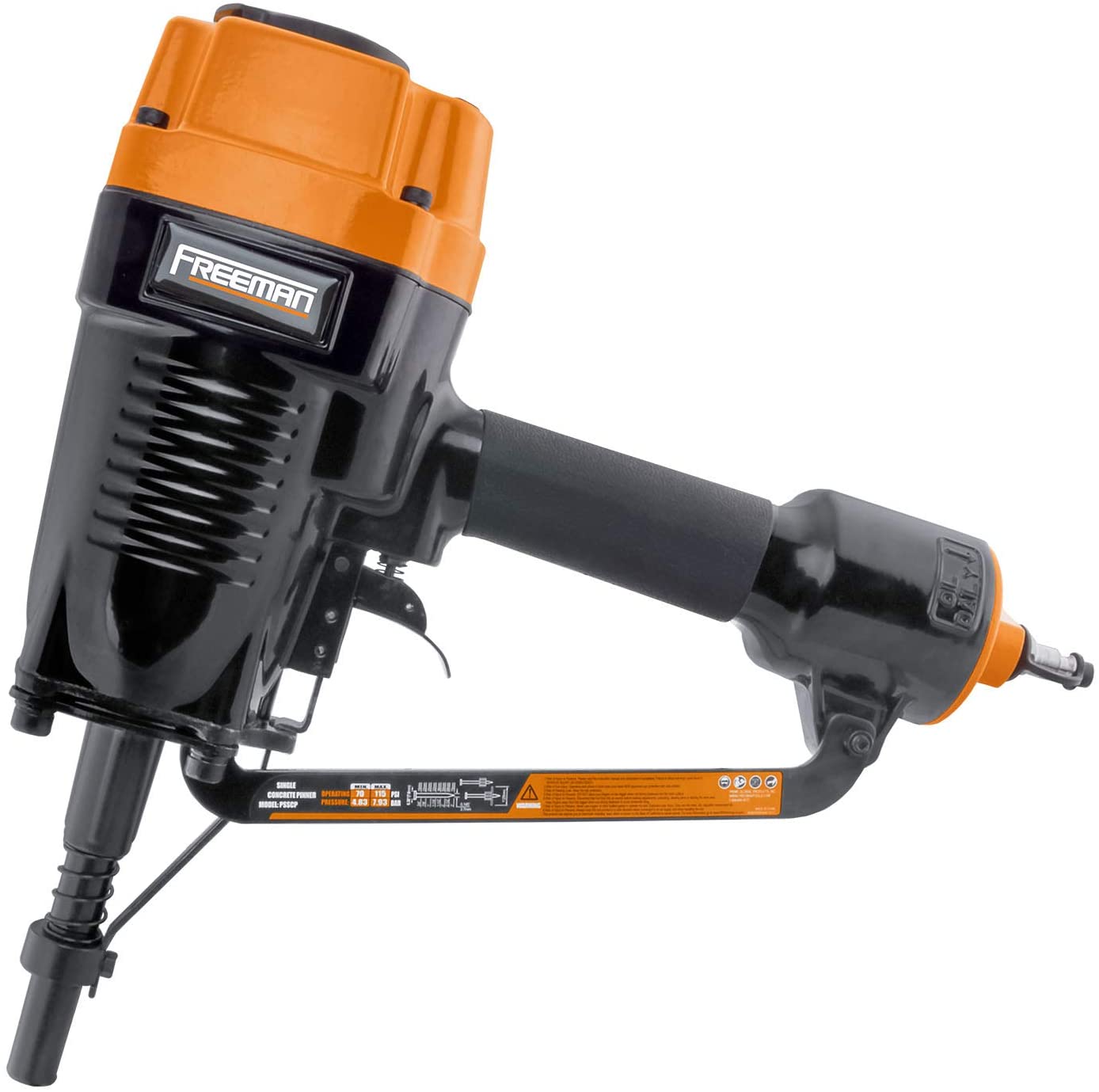 Freeman Pneumatic 3 inch Single Pin Concrete Nailer with Case