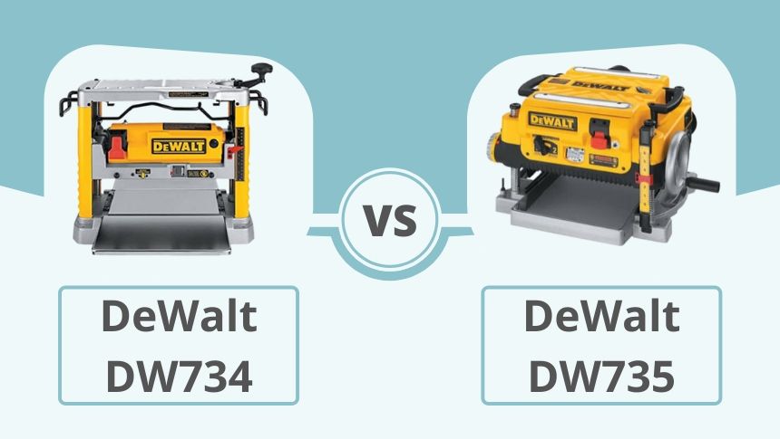 DeWalt DW734 vs DW735